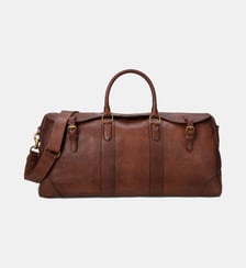 Sac de weekend en cuir signature Polo Ralph Lauren