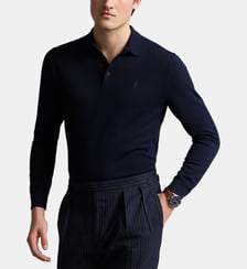 Pull polo ajusté en laine Polo Ralph Lauren