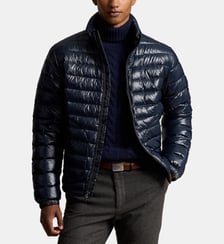 Doudoune droite effet verni Polo Ralph Lauren