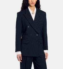 Veste blazer rayée Sandro