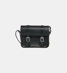 Mini Sac à main forme cartable en cuir enduit Dr. Martens