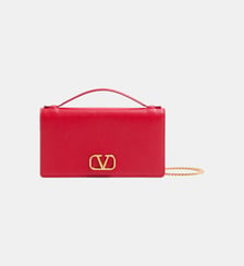 Portefeuille Vlogo Signature En Veau Grainé Valentino Garavani