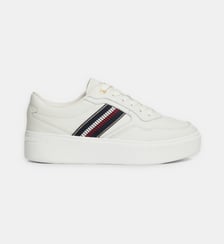 Baskets basses en cuir à plateforme Tommy Hilfiger