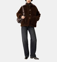 Manteau court Icy Rocky effet mouton  Sessùn