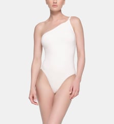 COTTON JERSEY TWIST BODYSUITBLANC CLAIR2XXSMALL Skims