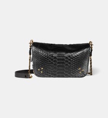 Sac à main Bobi S en python et cuir Jérôme Dreyfuss
