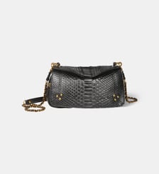 Sac à main Bobi en python et cuir Jérôme Dreyfuss