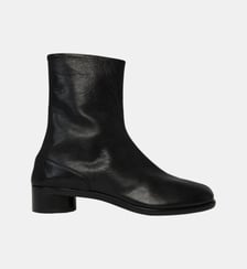 Bottines fendue à talons Tabi en cuir souple Maison Margiela