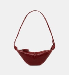 Sac besace Croissant Small en coton enduit Lemaire