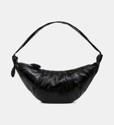 Sacoche Soft Croissant Large en cuir Lemaire