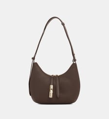 Sac à main demi lune Goccia cuir Furla