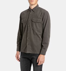 Chemise droite coton velours Replay