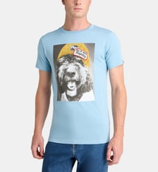 T-shirt droit coton chien Replay