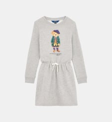 Robe sweat nounoursette molletonnée Polo Ralph Lauren