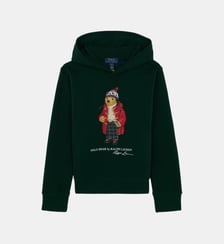 Sweat Nounours Noël capuche Polo Ralph Lauren