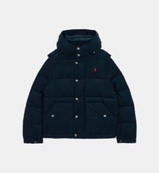 Doudoune capuche velours milleraies coton Polo Ralph Lauren