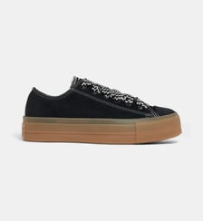 Baskets basses plateformes Chuck Taylor All Star Lift OX suède Converse