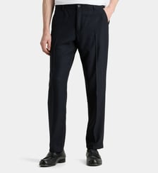 Pantalon droit en laine Les Deux