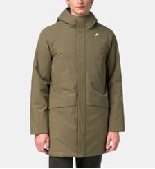 Parka imperméable Jarno Marmotta à capuche K-Way