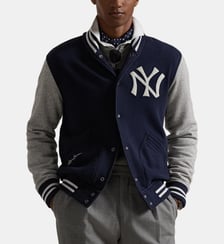 Blouson droit broderies signature Polo Ralph Lauren