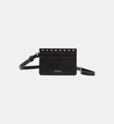 Porte-cartes en cuir Isabel Marant