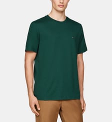 T-shirt droit coton drapeau Tommy Hilfiger
