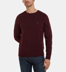 Pull droit en laine Tommy Hilfiger