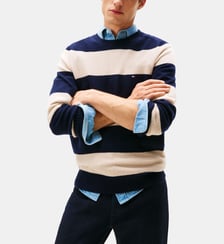 Pull droit en laine  Tommy Hilfiger