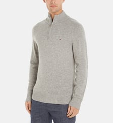 Pull droit en laine col camionneur Tommy Hilfiger