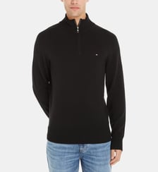Pull droit en laine col camionneur Tommy Hilfiger