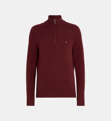 Pull droit en laine col camionneur Tommy Hilfiger