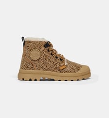 Bottines Pampa Zip Wool léopard suède Palladium