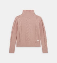 Pull droit maille torsadée Guess