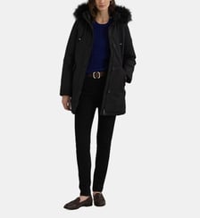 Doudoune droite à capuche Lauren Ralph Lauren