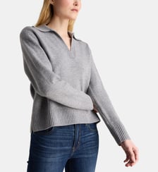 Pull vareuse Crozon laine et cachemire Galeries Lafayette