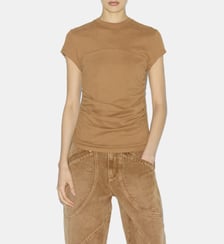 T-shirt Maelie en coton froncé Isabel Marant