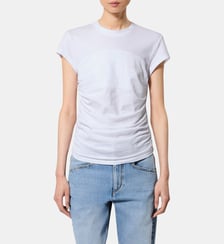 T-shirt Maelie en coton froncé Isabel Marant