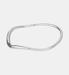 Collier ras de cou en argent rodhié Charlotte Chesnais
