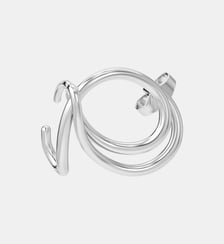 Boucle d'oreille en argent rodhié - Droite Charlotte Chesnais