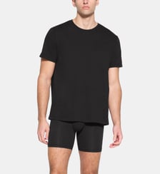 T-shirt en coton col rond Skims