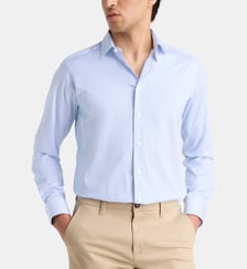 Chemise slim rayures coton  Eton