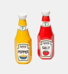 Duo sel et poivre - Ketchup et Moutarde Doiy