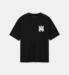 T-shirt droit signature en coton  Amiri