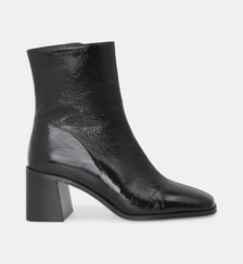 Bottines à talons Hulsa en cuir Mellow Yellow
