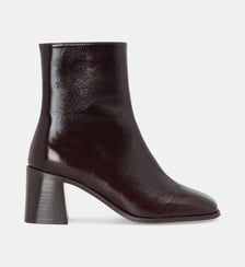 Bottines à talons Hulsa en cuir Mellow Yellow
