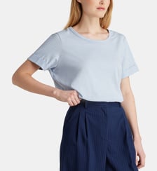 T-shirt Cool asymétrique coton bio Galeries Lafayette