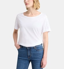 T-shirt Cool asymétrique coton bio Galeries Lafayette