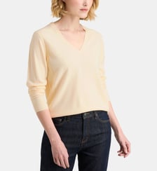 Pull Carmen V doux col V Galeries Lafayette