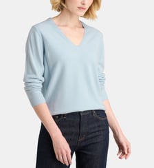 Pull Carmen V doux col V Galeries Lafayette