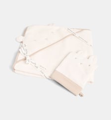 Ensemble 2 pièces Aliapa cape de bain et gant coton Cadet Rousselle